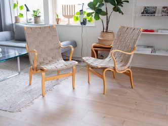 Ett fint par Bruno Mathsson Eva