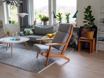 Hans J Wegner fåtölj GE290