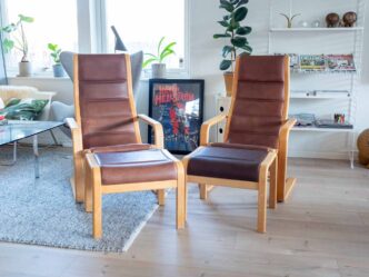 Lamello med fotpall design Yngve Ekström