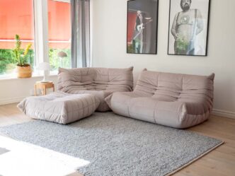 Togo 2-seater Corner & Footstool