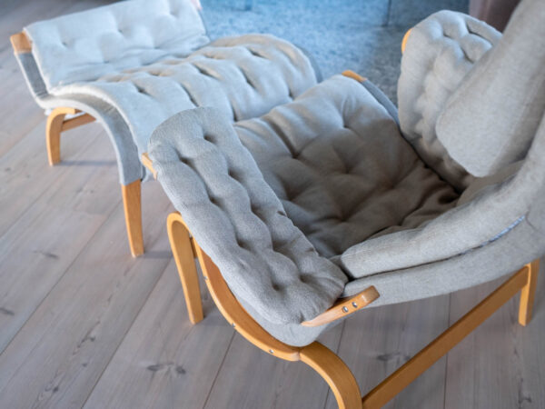 Pernilla 69 med fotpall Bruno Mathsson Flax 21 - Bild 5