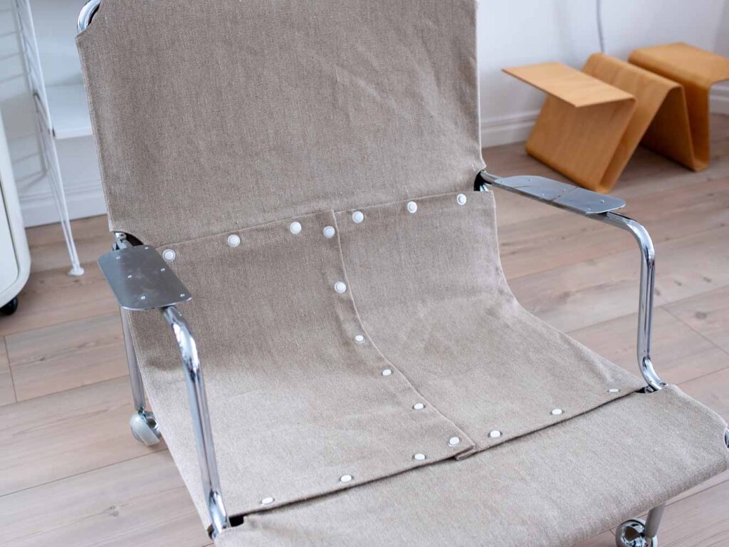 Bärväv till Dux Karin, beige linnecanvas