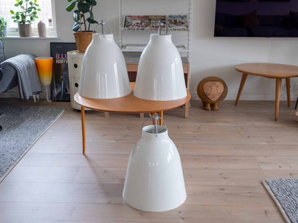 Reprobrukets startsida 12 Fritz Hansen Caravaggio P3 taklampa
