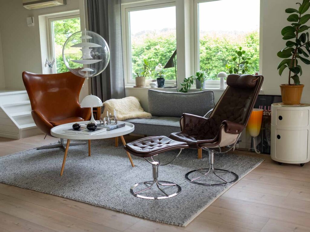 Jetson med fotpall Classic soft 25